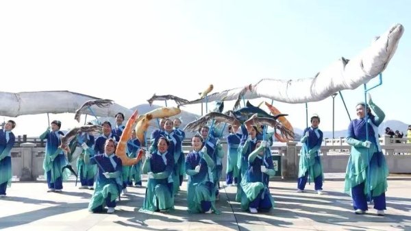 香港赛马会 浙江舟山定海举行民间民俗巡游大会